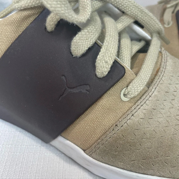 Puma Eco Ortholite Tan & Brown Men’s Shoes Size 9.5 - Picture 7 of 13